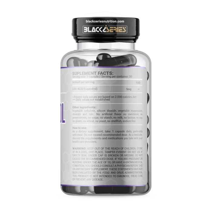 ligandrol 5mg black series nutrition nutritional facts