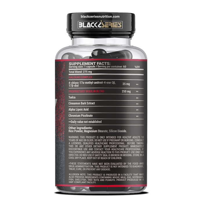 Halovar – Black Series Nutrition (60 Capsules) - Image 3