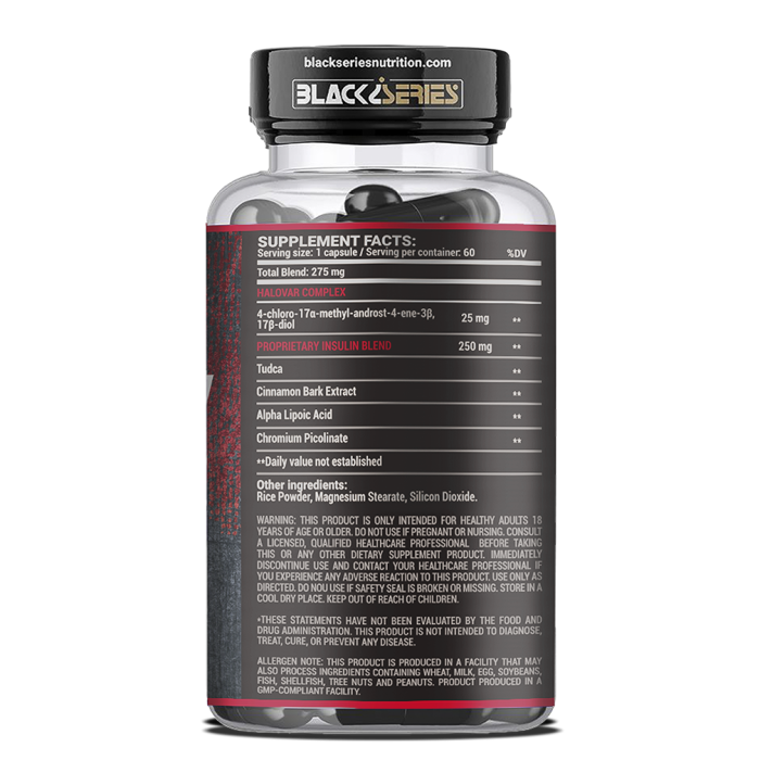 Halovar – Black Series Nutrition (60 Capsules) - Image 2