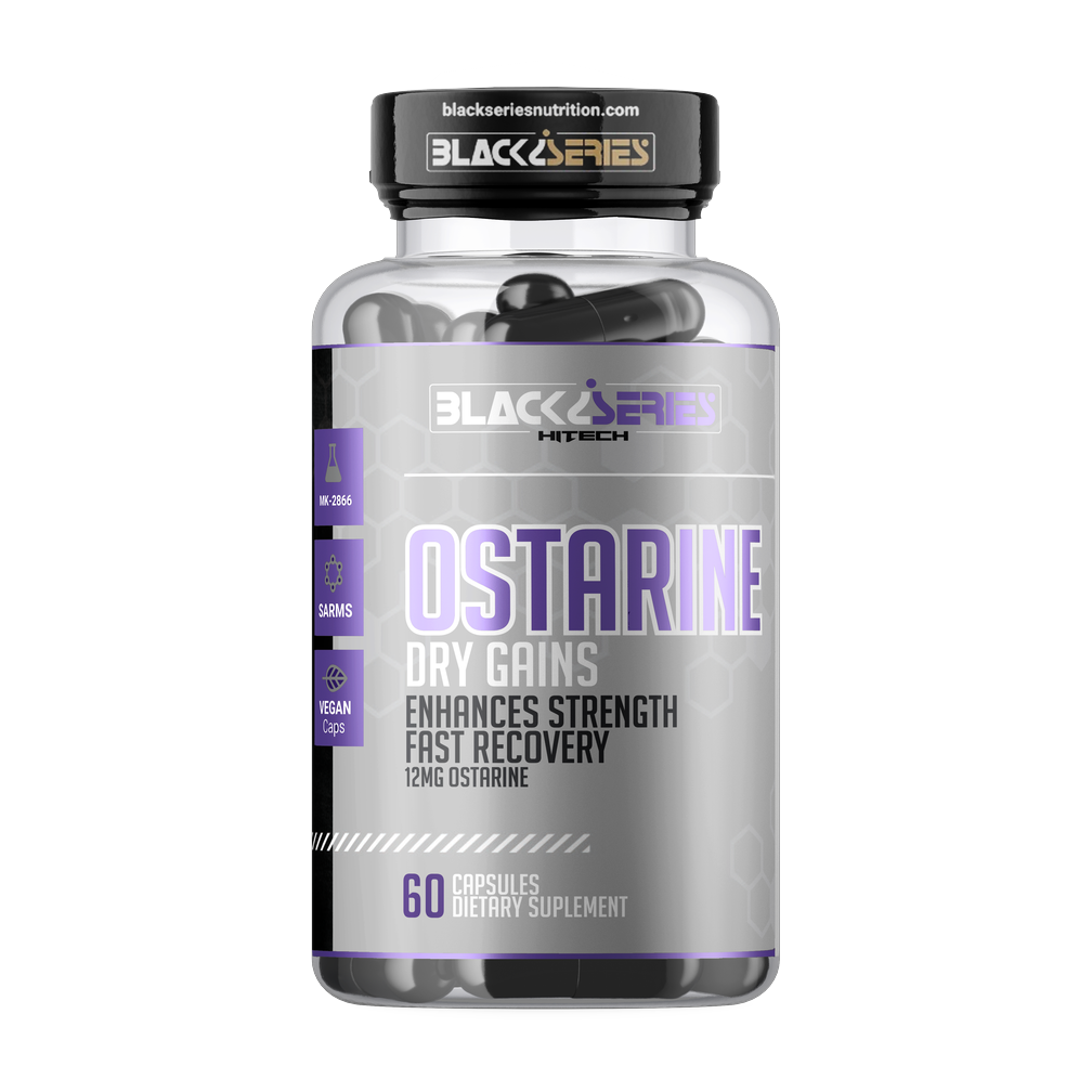 78913_Ostarine_Mockup_F_4000X4000 Ostarine 10mg – Black Series Nutrition (60 Cápsules) - Image 1